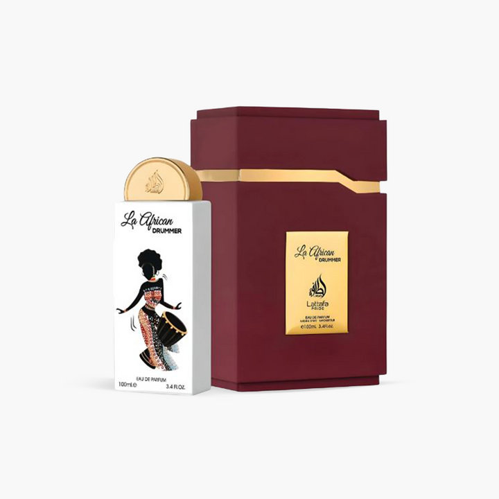 la african drummer by lattafa pride edp